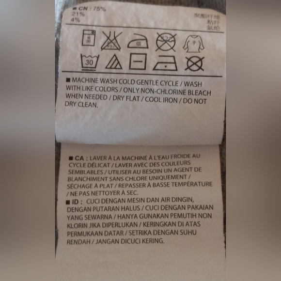 Gray Sleeveless Tunic Dress Size M - Picture 7 of 8